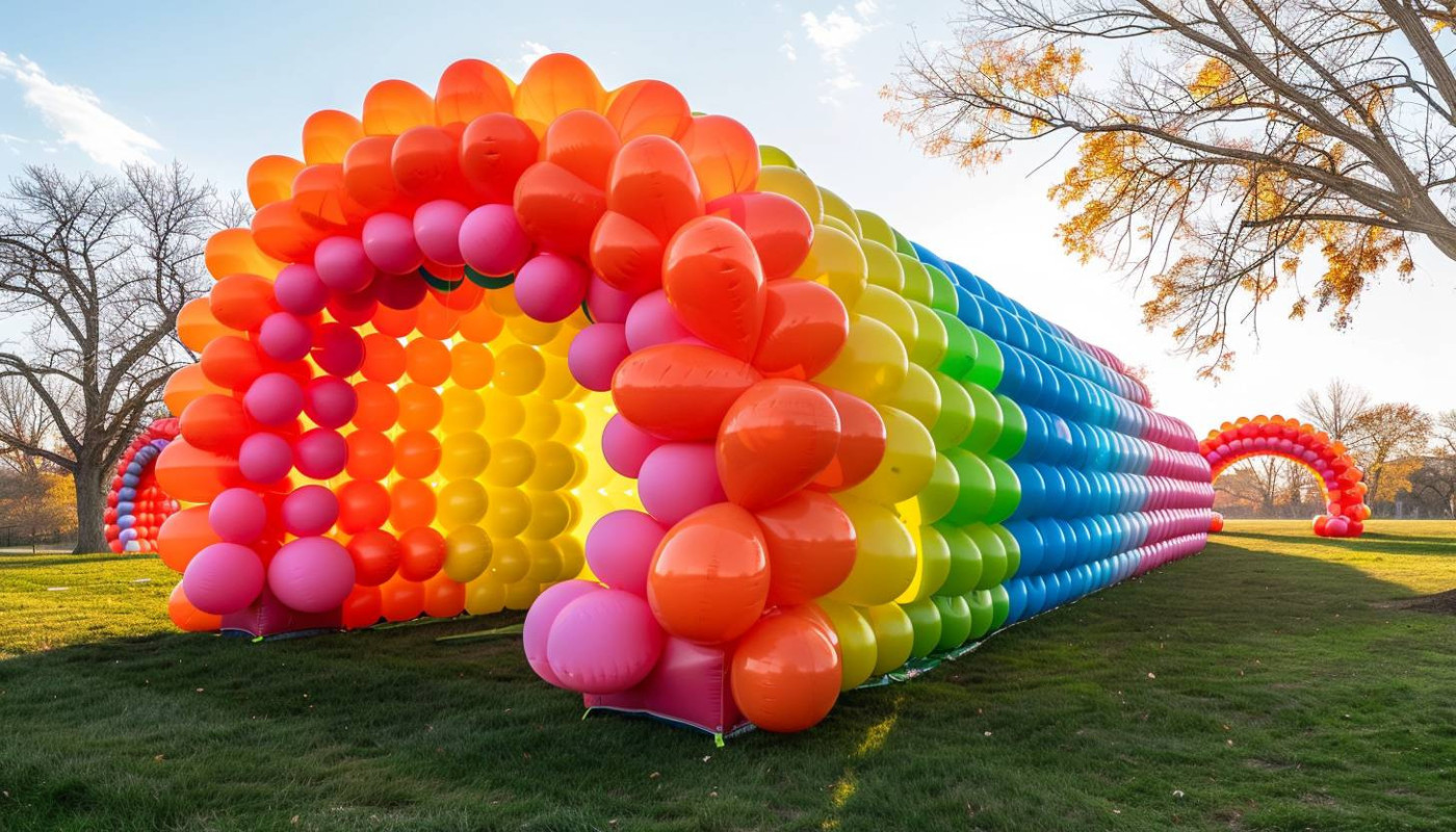 Comment choisir entre l'hélium et l'air pour vos structures gonflables publicitaires