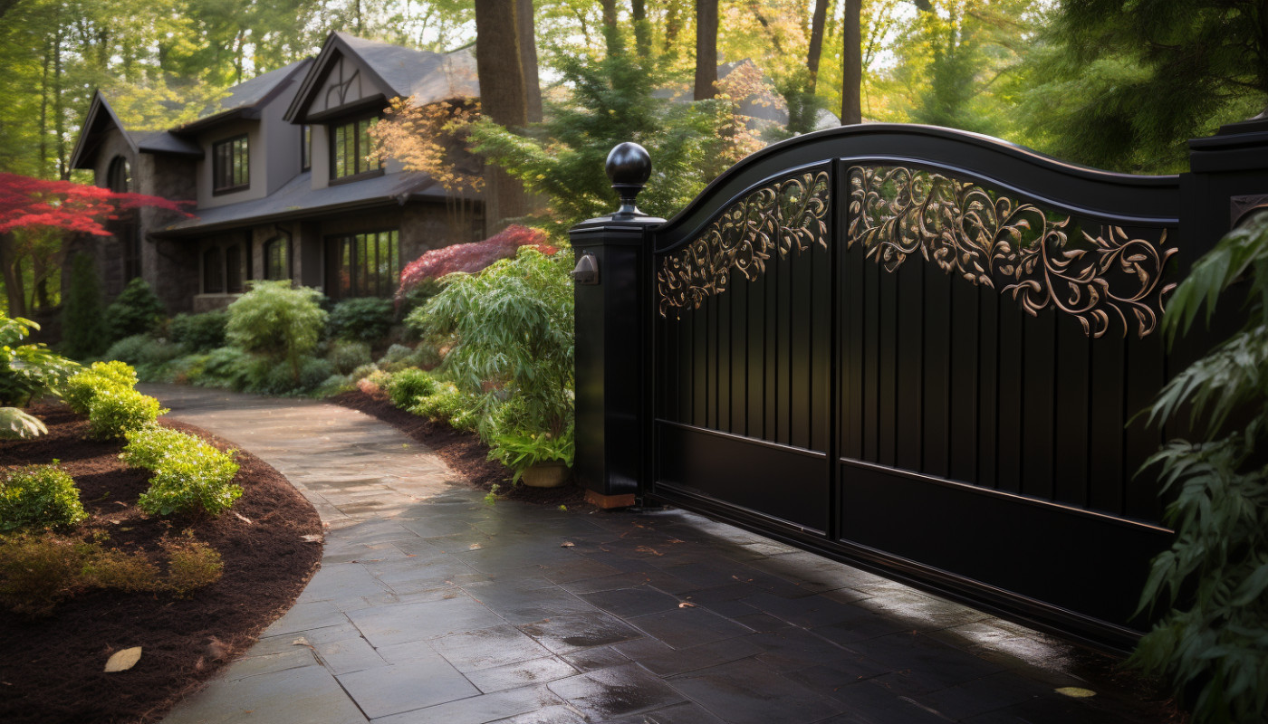 Divers - Comment faire pour recouvrir et habiller un portail en fer?