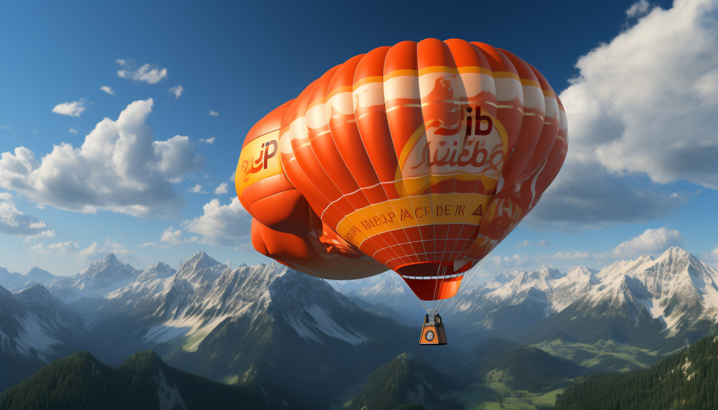 Comment la conception d'une montgolfière publicitaire influence-t-elle son impact visuel